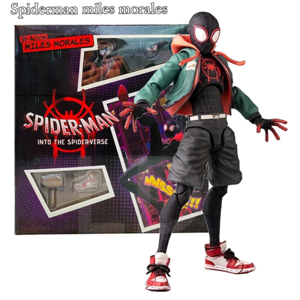 Figura Miles Morales – Sentinel Bootleg Escala 1/12 Articulada