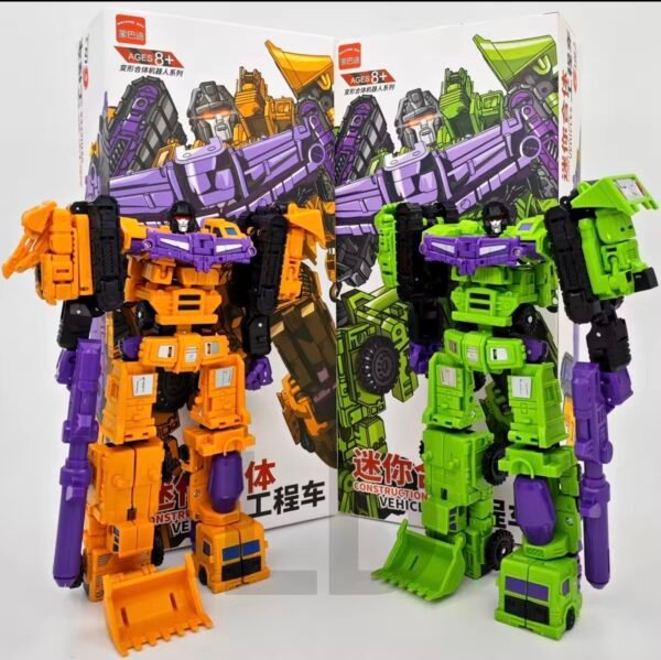 Transformers Devastator G1 KO Verde 21 cm Combinable con 6 Constructicons