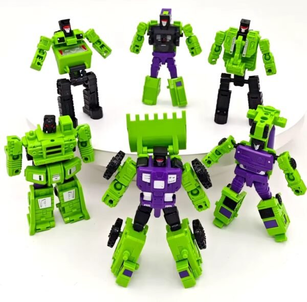 Transformers Devastator G1 KO Verde 21 cm Combinable con 6 Constructicons