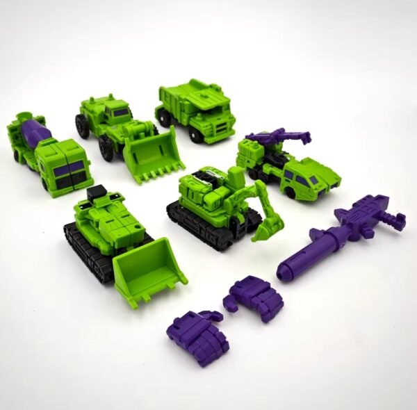 Transformers Devastator G1 KO Verde 21 cm Combinable con 6 Constructicons