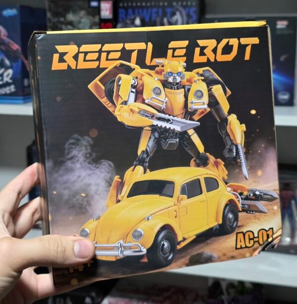 Figura Transformers Bumblebee Escarabajo Beetle Bot 17 cm Transformable Articulable