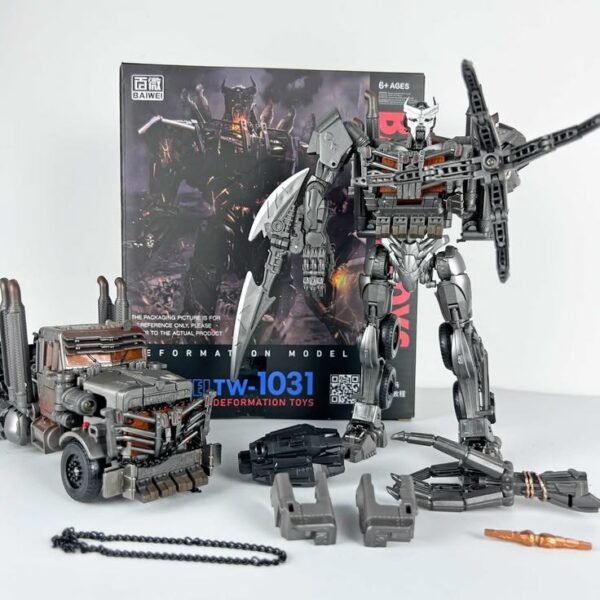 Figura Transformers Scourge Baiwei 18 cm – El Despertar de las Bestias Articulable