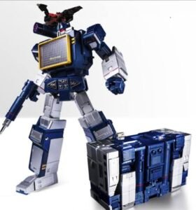 Figura Transformers Soundwave G1 con Laserbeak Combinable