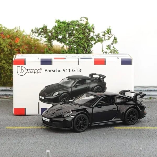 Porsche 911 GT3 Bburago Escala 1:64 – Negro