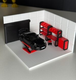 Diorama Taller Mecánico Hot Wheels Escala 1:64