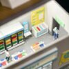 🏪 Diorama Minimarket con Estacionamiento | Escala Hot Wheels 1:64